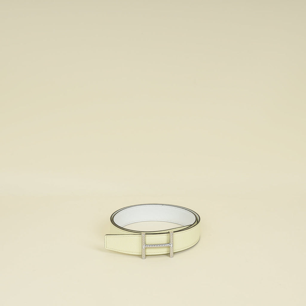 Hermes Bicolor Reversible H Hisseo Buckle 32mm Belt