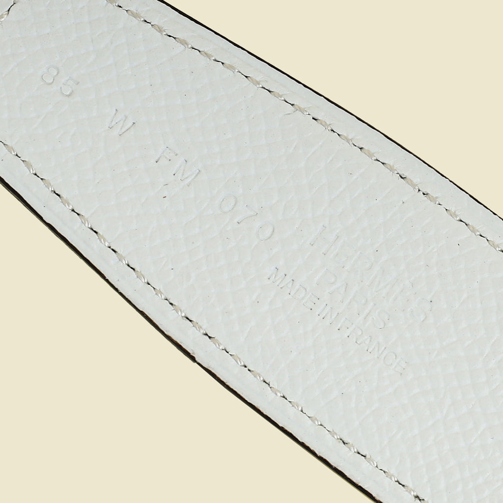 Hermes Bicolor Reversible H Hisseo Buckle 32mm Belt