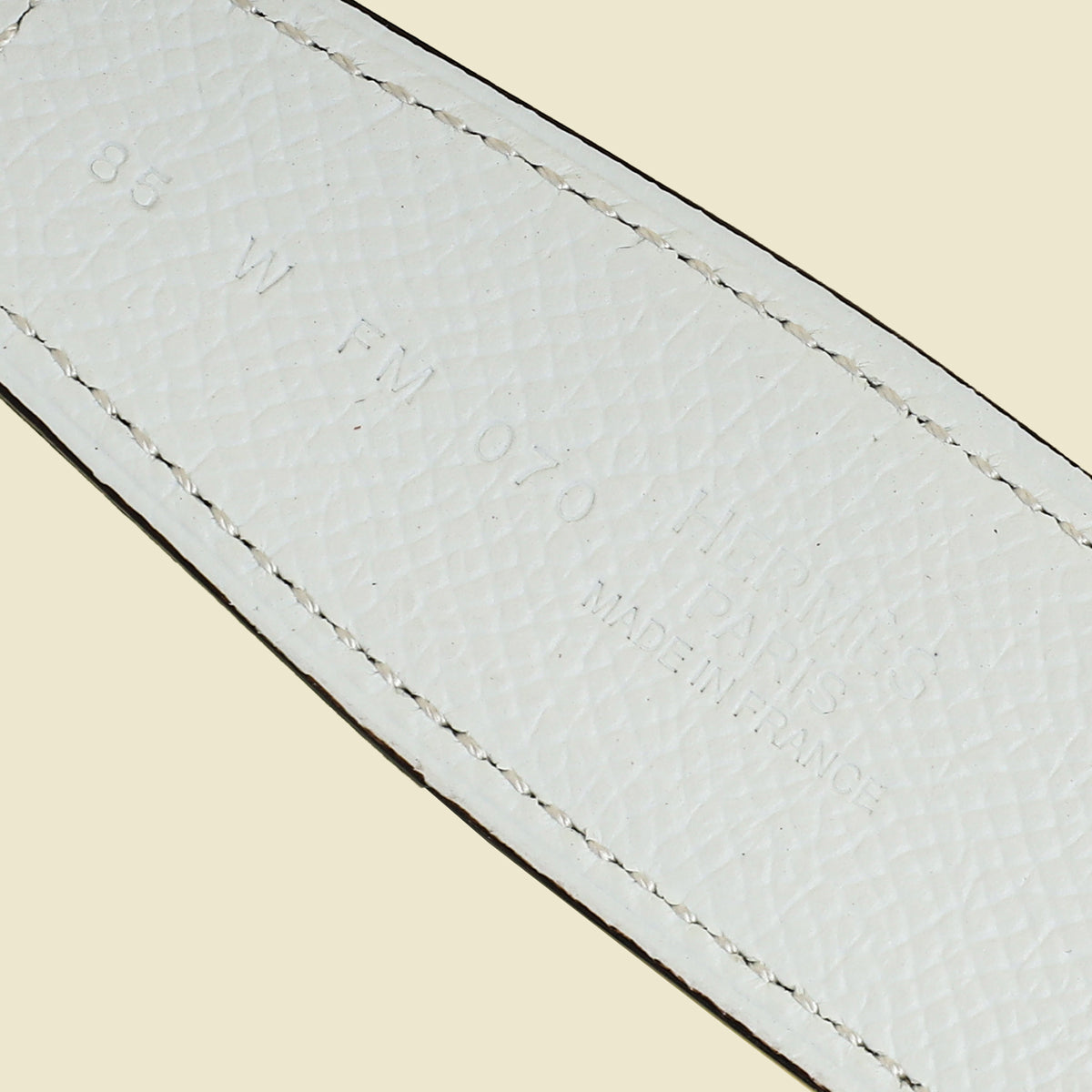 Hermes Bicolor Reversible H Hisseo Buckle 32mm Belt