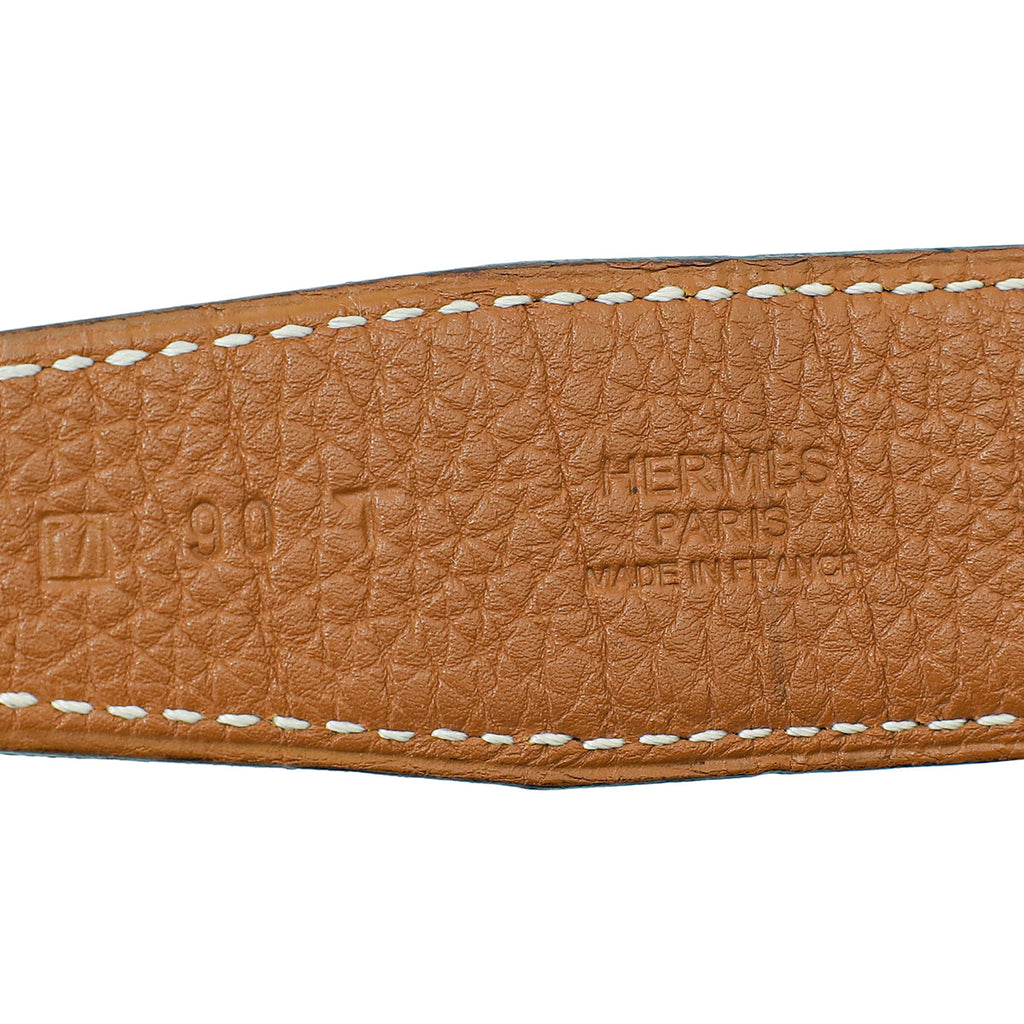 Hermes Bicolor Constance H Buckle Reversible 32mm Belt
