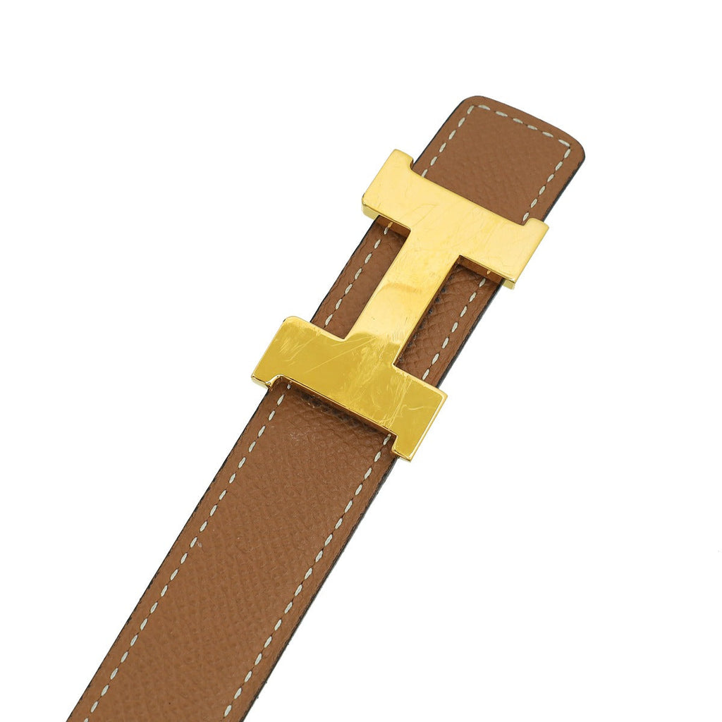 Hermes Bicolor H Buckle Reversible 24mm Belt