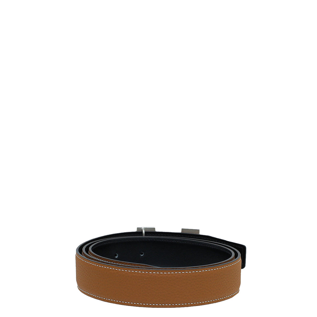 Hermes Bicolor Reversible Constance H Buckle Belt