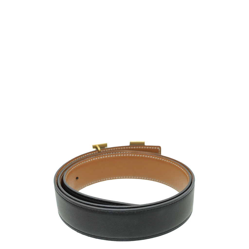Hermes Bicolor Reversible Constance H Belt