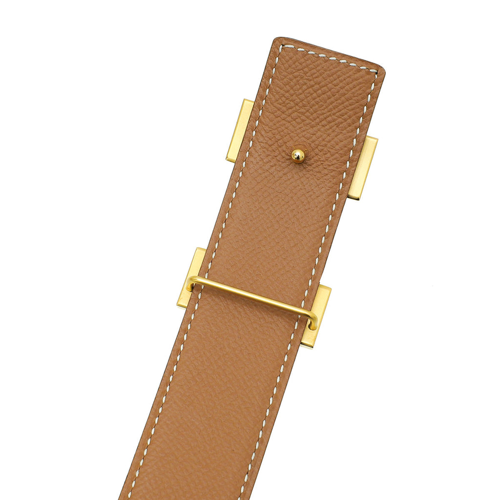 Hermes Bicolor Reversible Constance H Belt