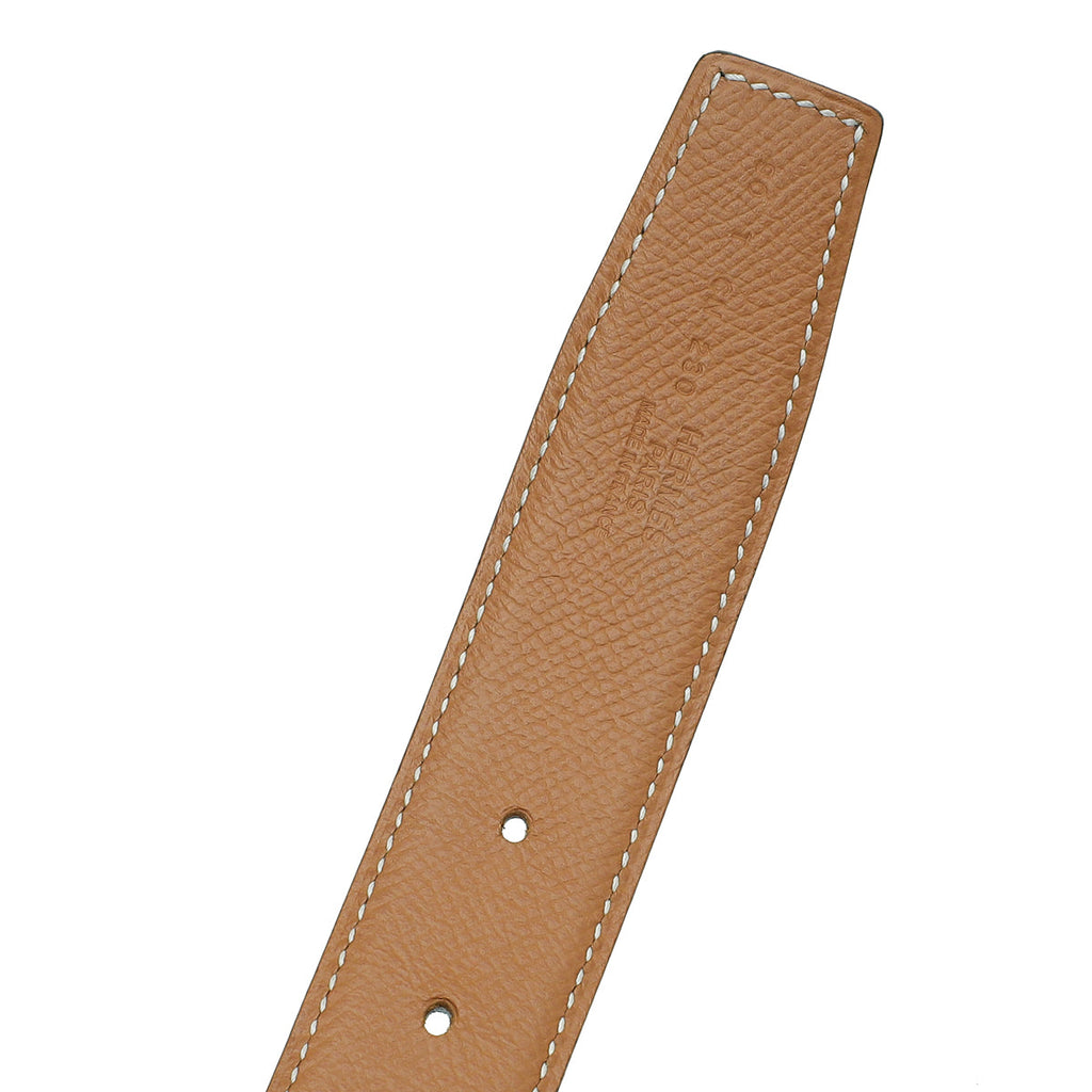 Hermes Bicolor Reversible Constance H Belt
