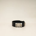 Hermes Noir Crocodile Collier de Chien Porosus 48mm Belt