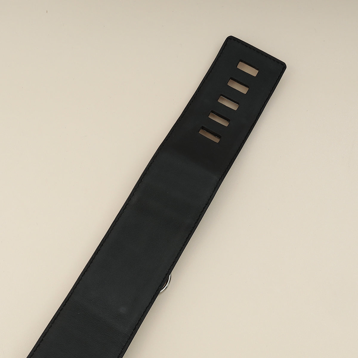 Hermes Noir Crocodile Collier de Chien Porosus 48mm Belt