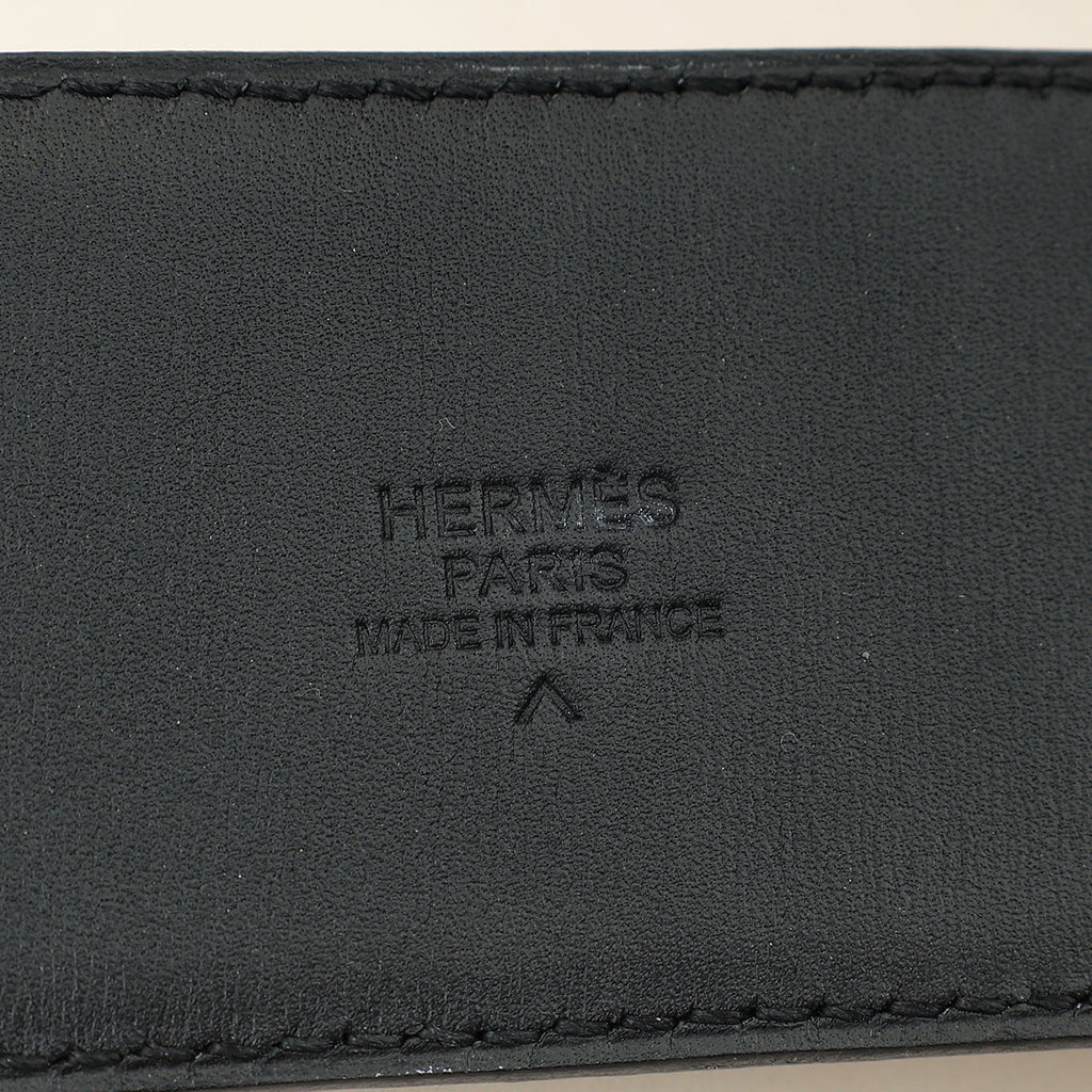 Hermes Noir Crocodile Collier de Chien Porosus 48mm Belt