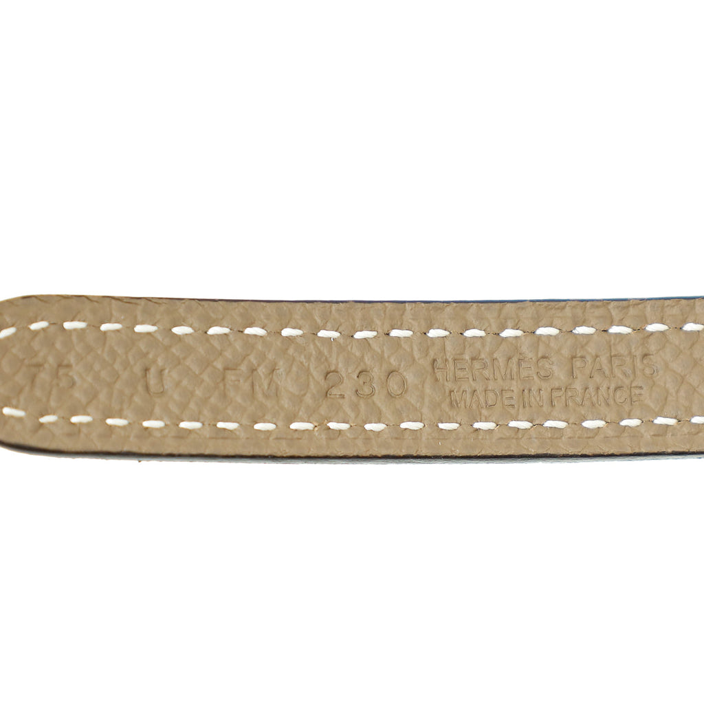 Hermes Bicolor H Torsade 13mm Belt Buckle & Reversible Strap