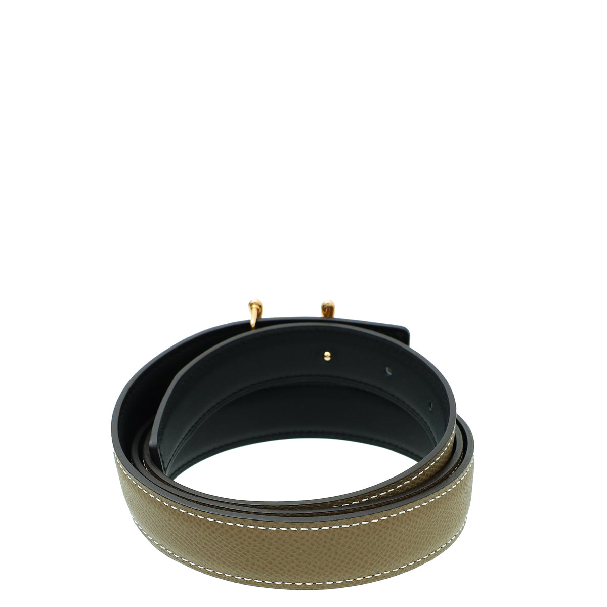 Hermes Bicolor Reversible Strap H Torsade 24mm Belt Buckle