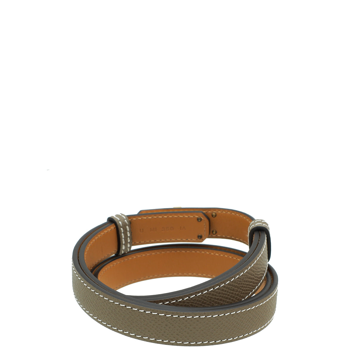 Hermes Etoupe Kelly 18 Belt