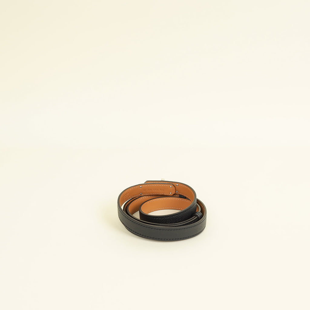 Hermes Noir Kelly 18 mm Belt