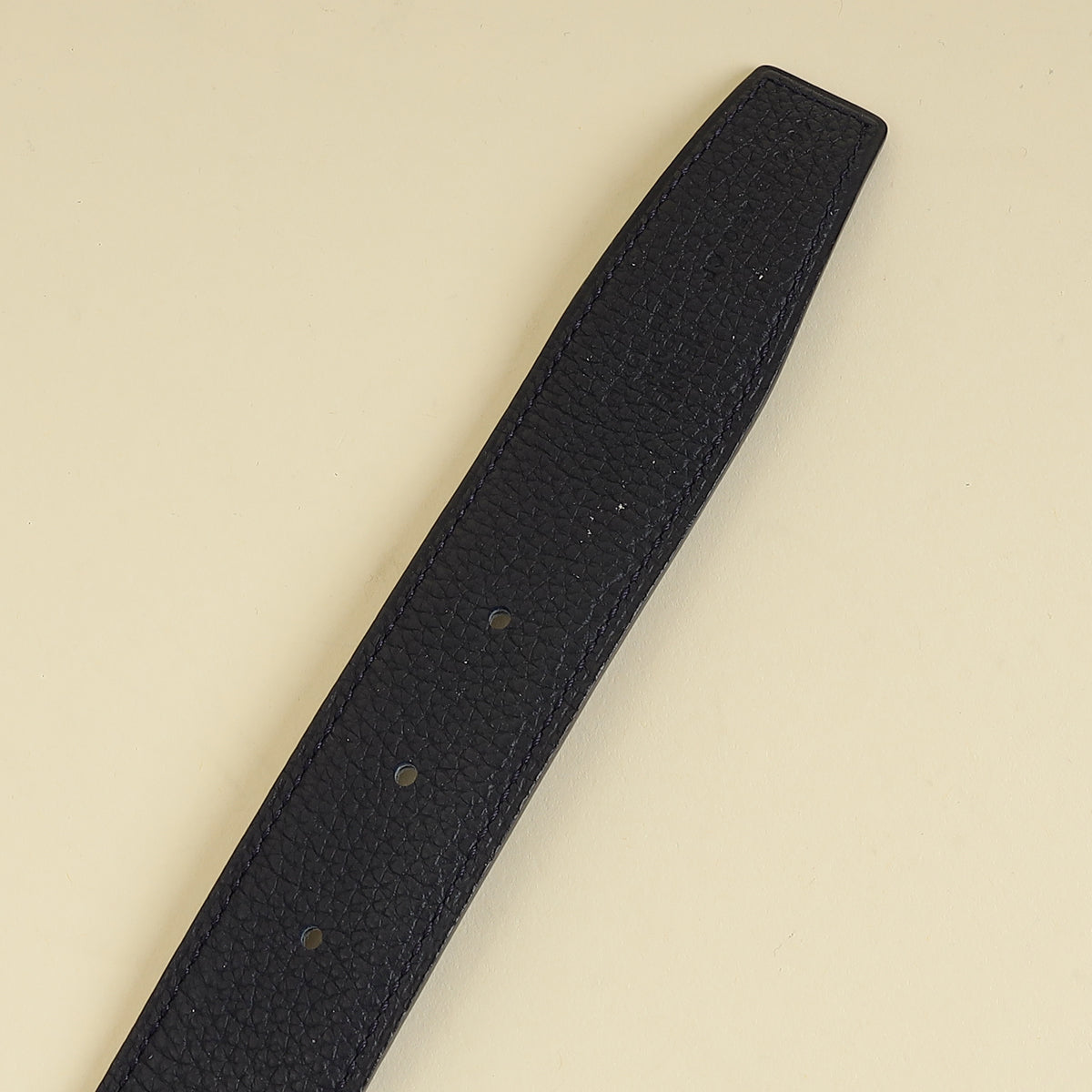 Hermes Bleu Nuit H Guillochee Belt Buckle & Reversible 32mm Belt