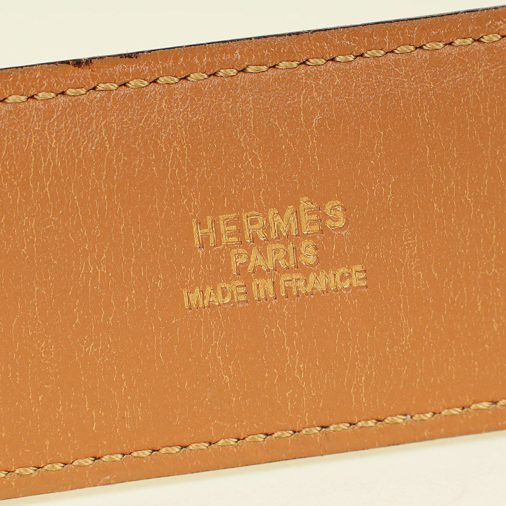 Hermes Gold Vintage Collier De Chien Belt
