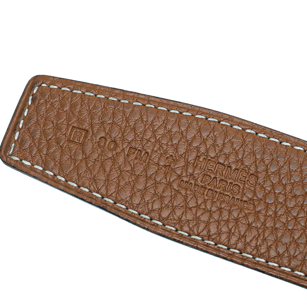 Hermes Bicolor Reversible 32mm Belt Strap