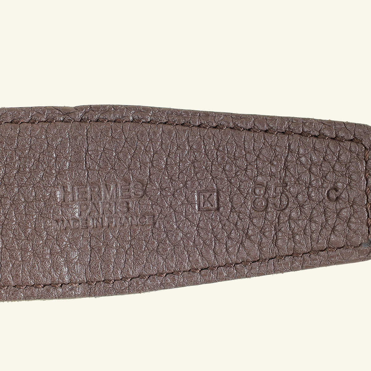Hermes Bicolor H Martelee Buckle 32mm Reversible Belt