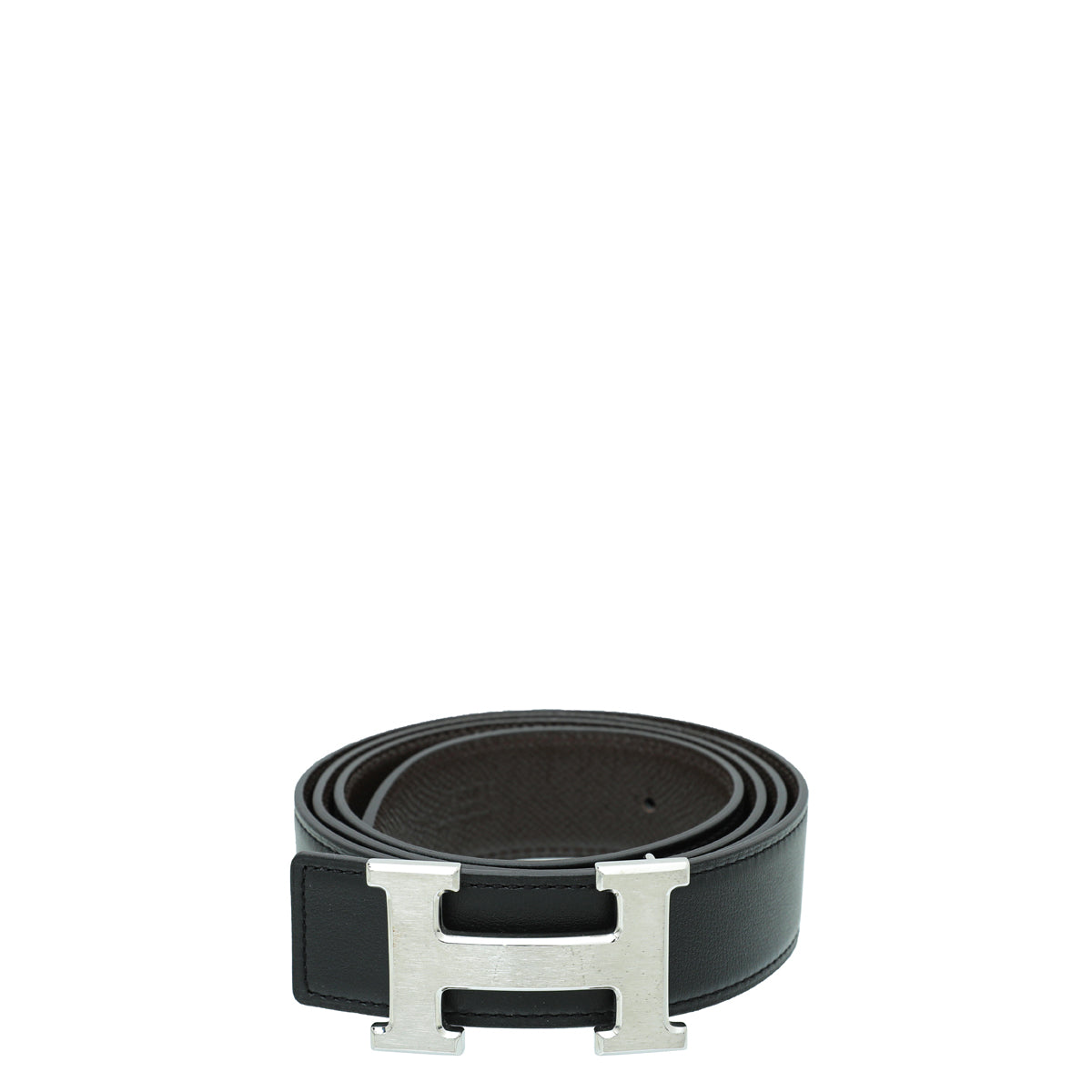 Hermes Bicolor Reversible H Buckle Belt