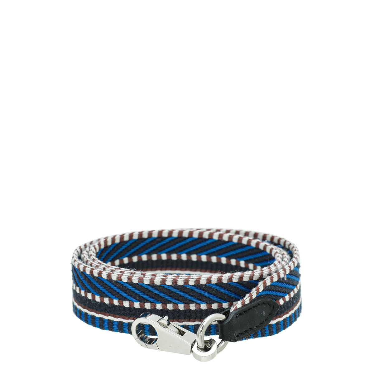 Hermes Blue Multicolor Sangle Cavale 25 mm Shoulder Strap