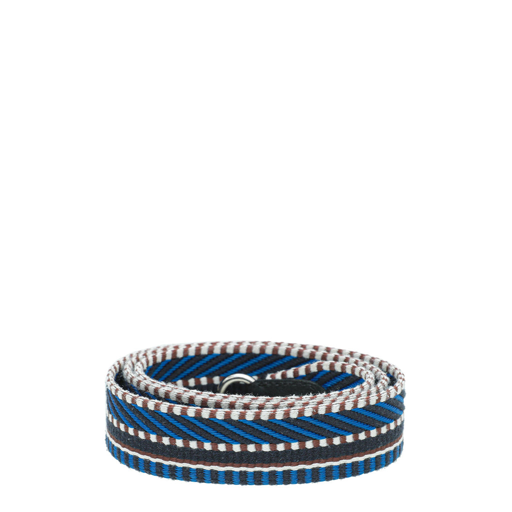 Hermes Blue Multicolor Sangle Cavale 25 mm Shoulder Strap