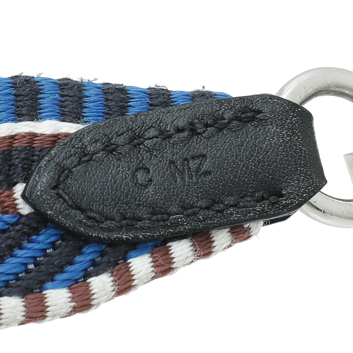Hermes Blue Multicolor Sangle Cavale 25 mm Shoulder Strap
