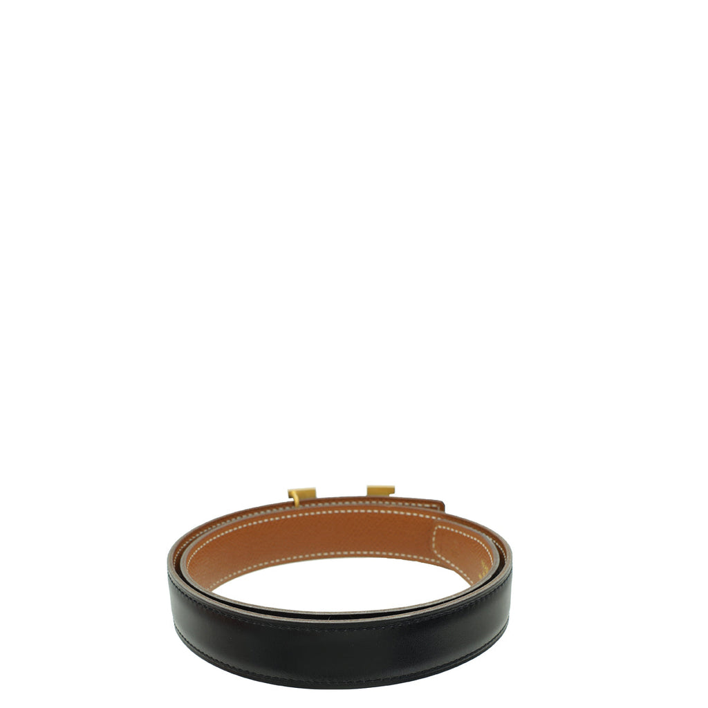 Hermes Bicolor Constance Buckle Mini Reversible 24mm Belt