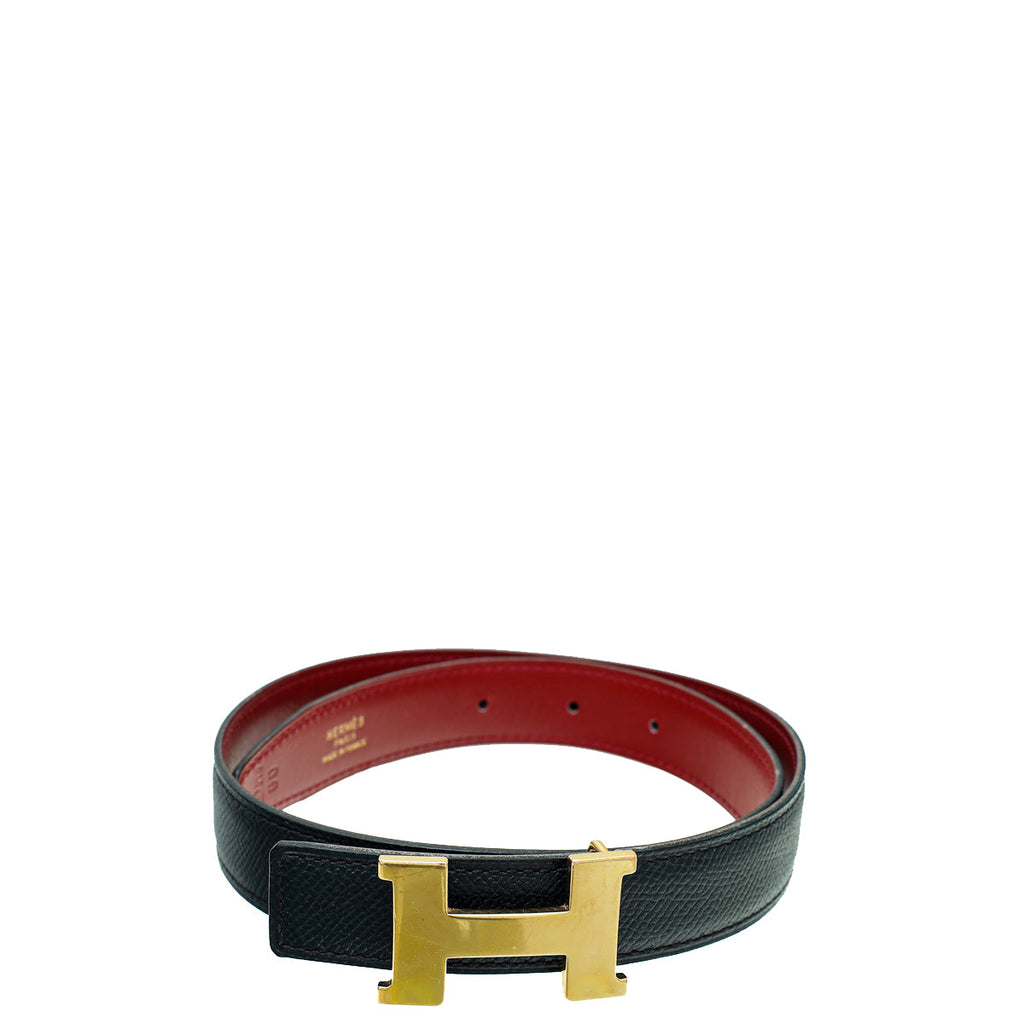 Hermes Bicolor Constance Buckle Mini Reversible Belt