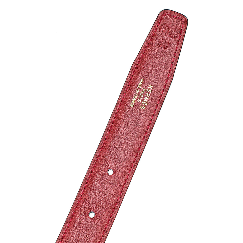 Hermes Bicolor Constance Buckle Mini Reversible Belt