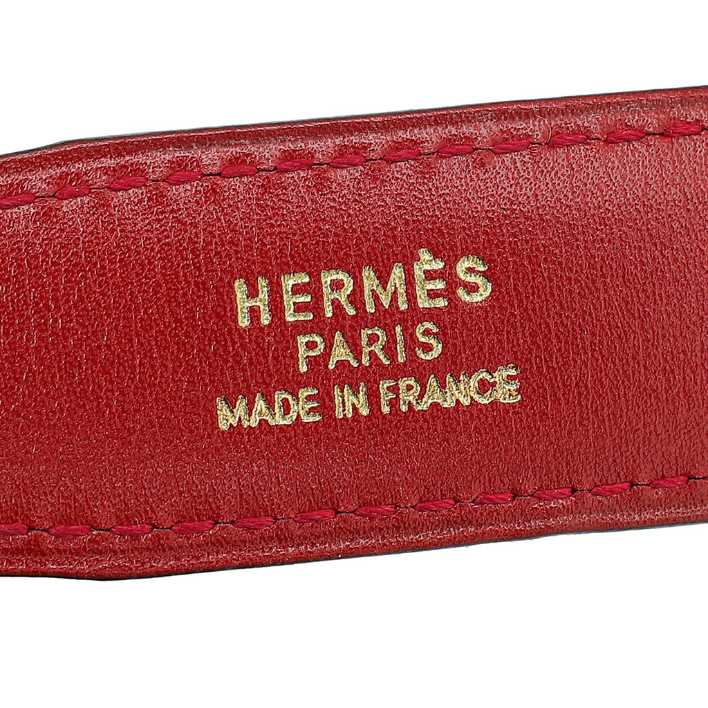 Hermes Bicolor Constance Buckle Mini Reversible Belt