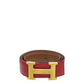 Hermes Bicolor H Buckle Reversible Belt