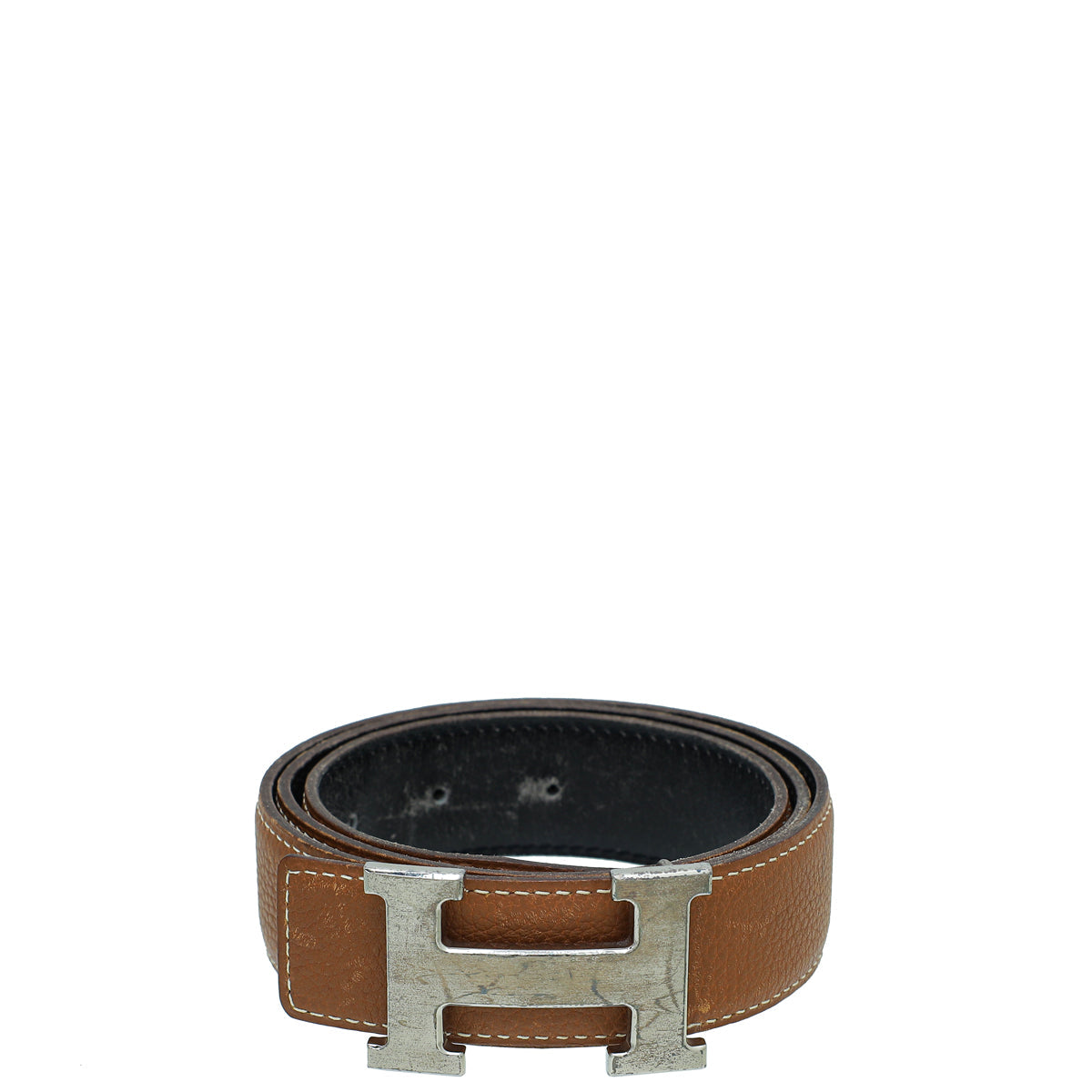 Hermes Bicolor H Buckle Constance Reversible Belt