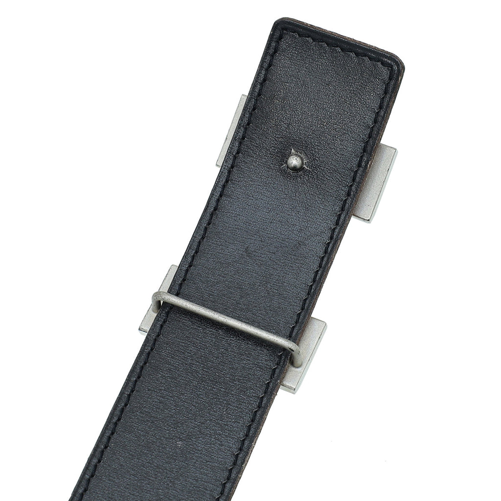 Hermes Bicolor H Buckle Constance Reversible Belt