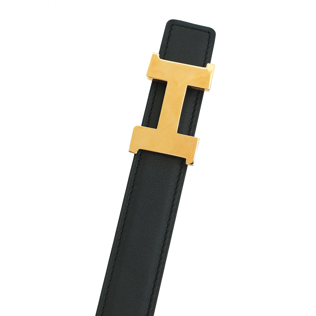 Hermes Bicolor Mini Constance Buckle Reversible 24mm Belt