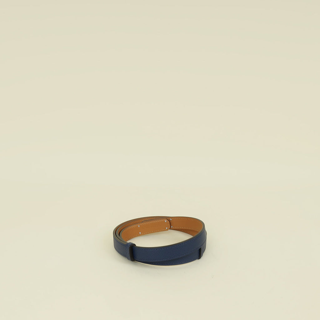 Hermes Bleu Navy Kelly 18mm Belt