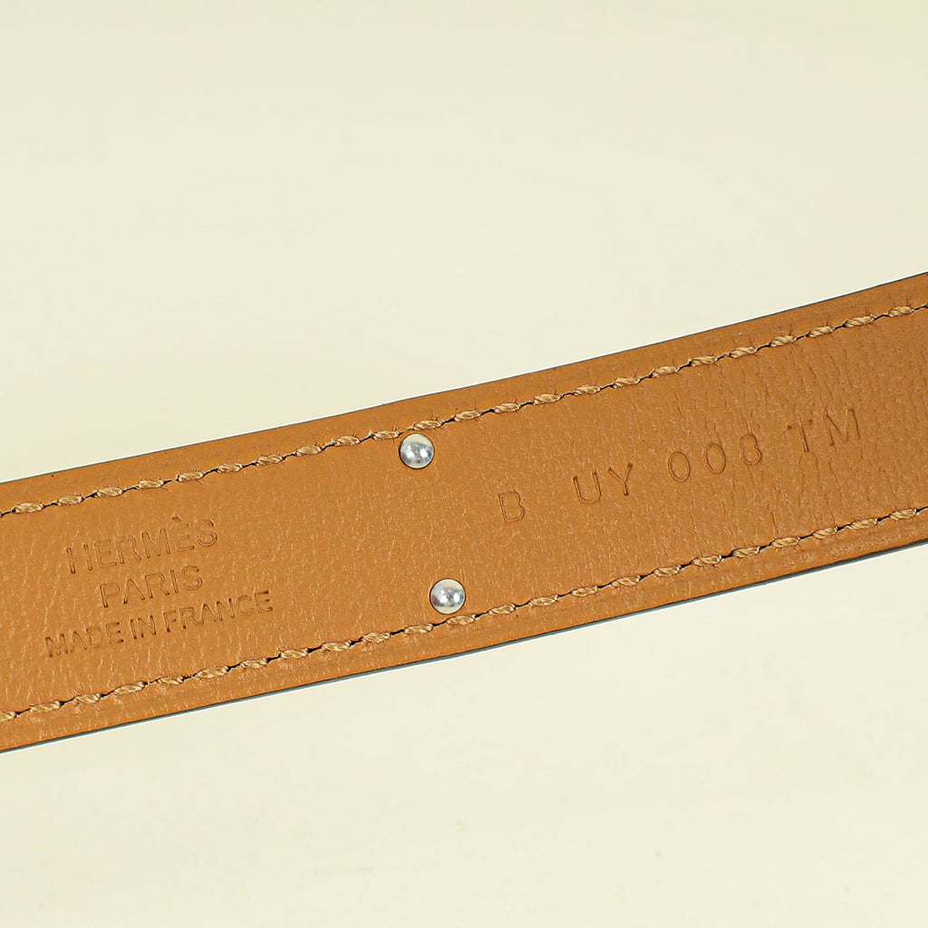 Hermes Bleu Navy Kelly 18mm Belt
