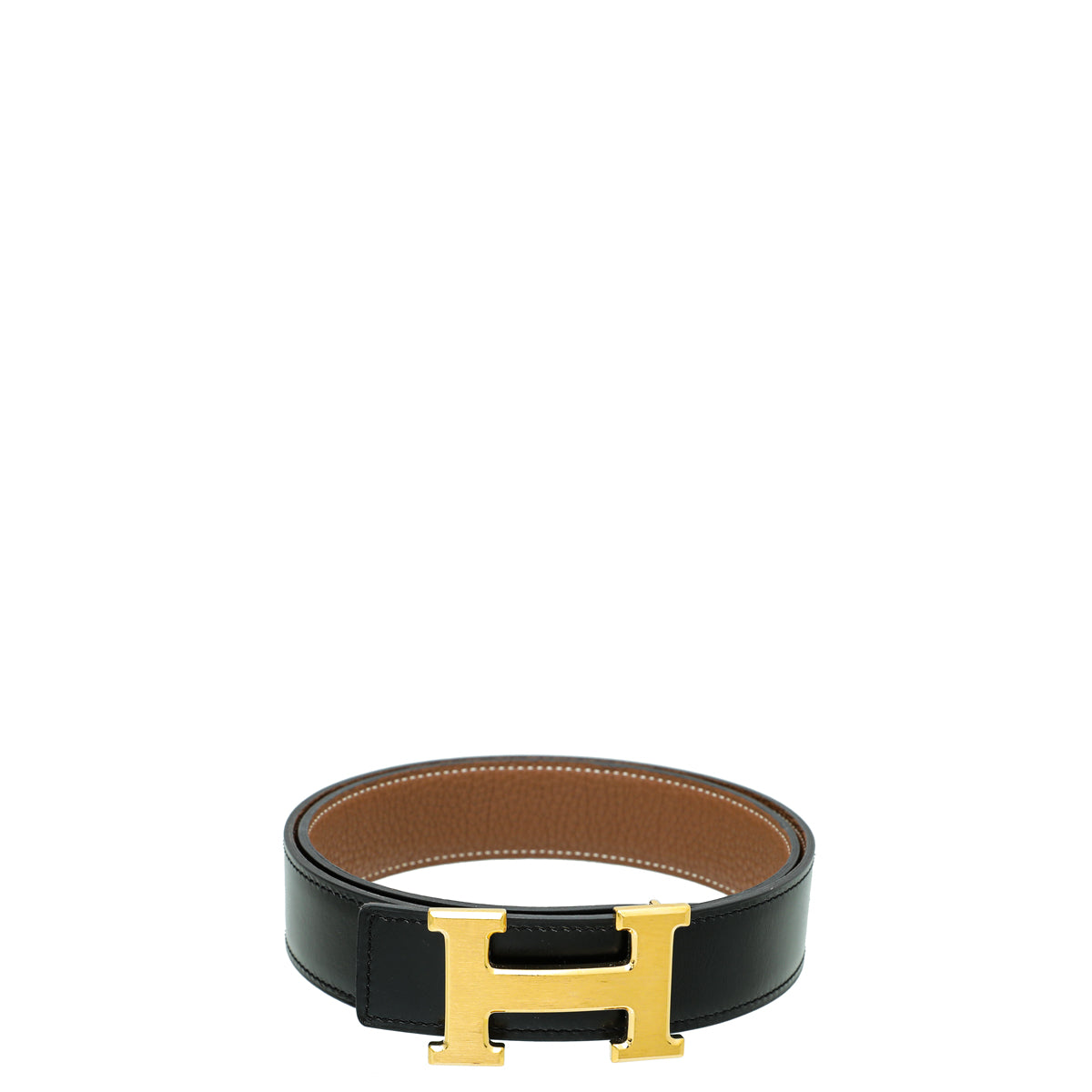 Hermes Bicolor Reversible H Buckle Belt
