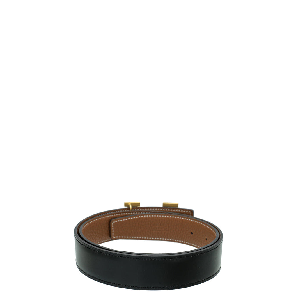 Hermes Bicolor Reversible H Buckle Belt