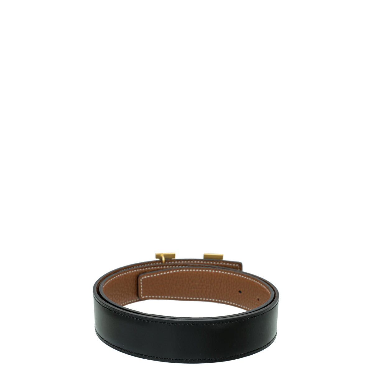 Hermes Bicolor Reversible H Buckle Belt