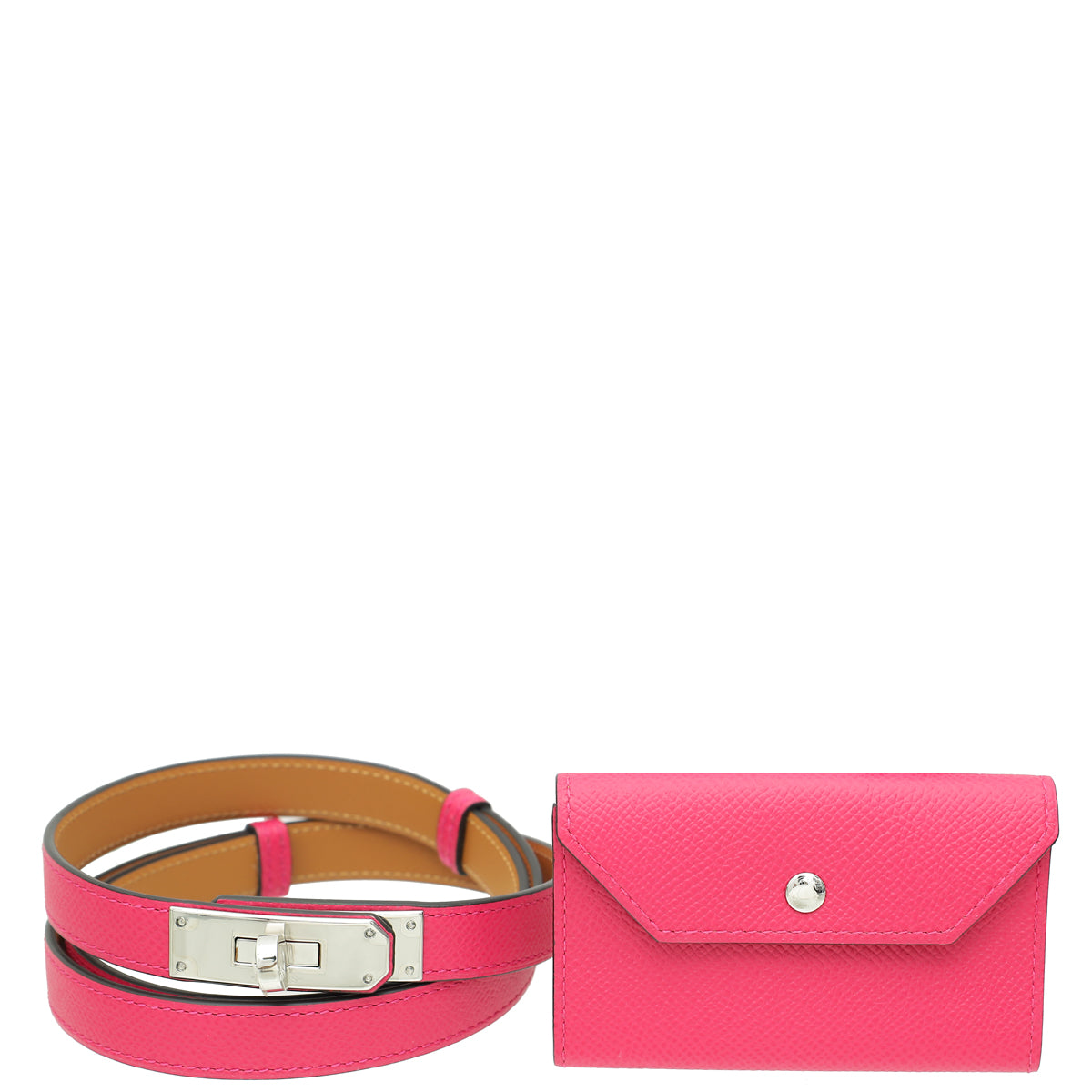 Hermes Rose Extreme Kelly Pocket Belt