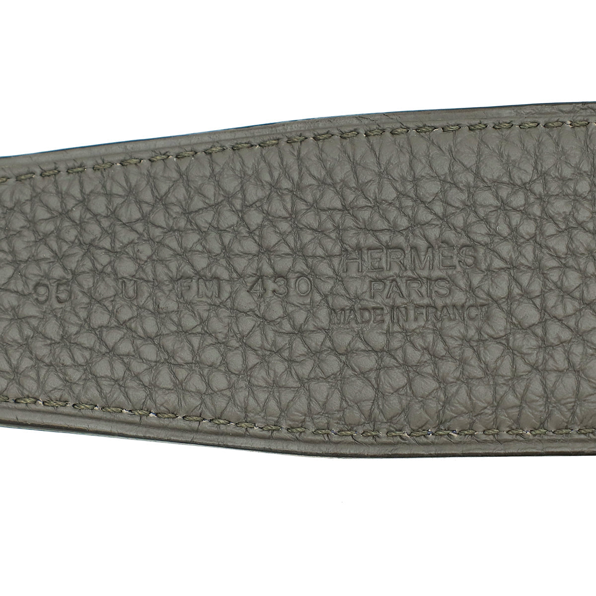 Hermes Bicolor Rider Belt Buckle & Reversible Leather Strap 38mm