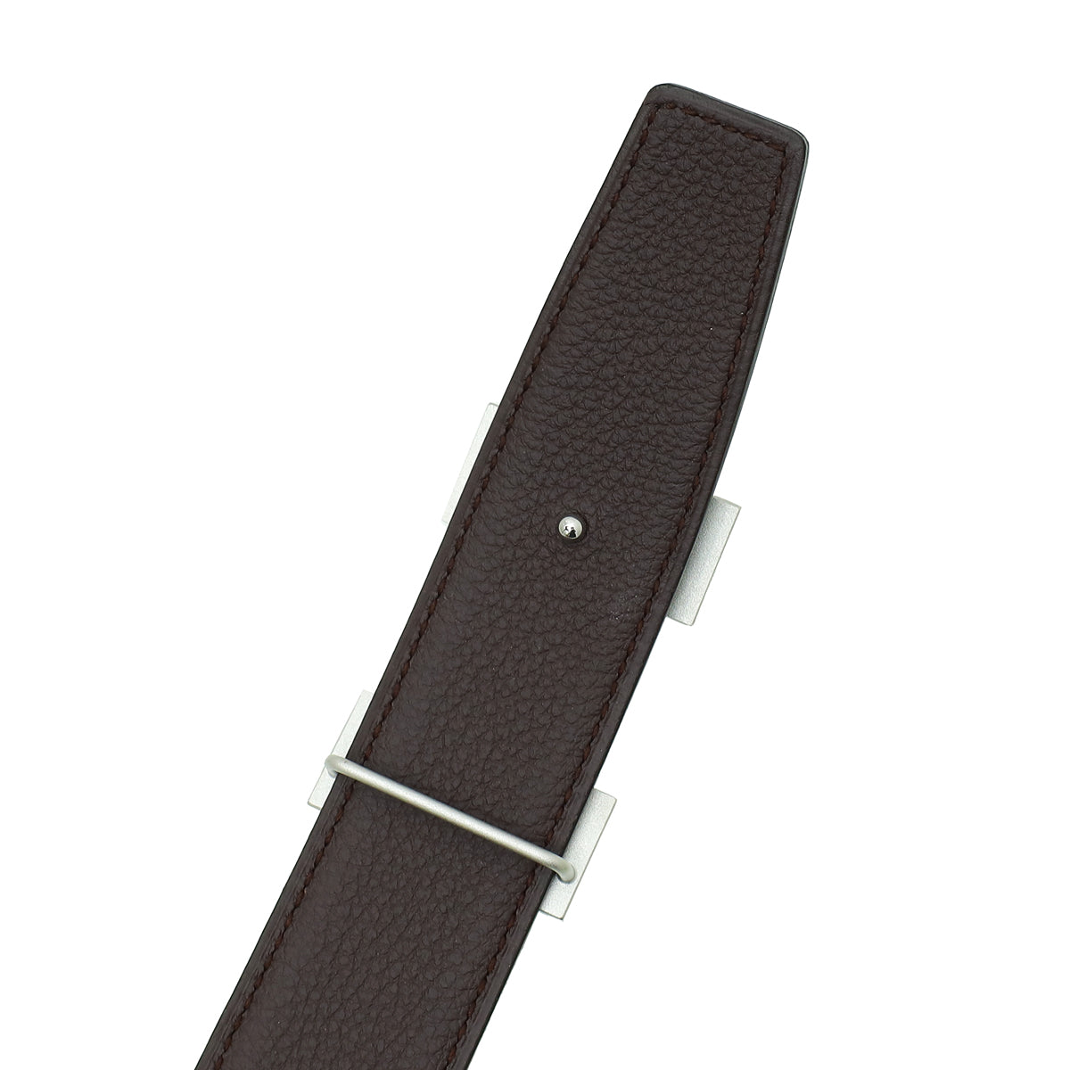 Hermes Bicolor Reversible Constance Buckle Belt 90