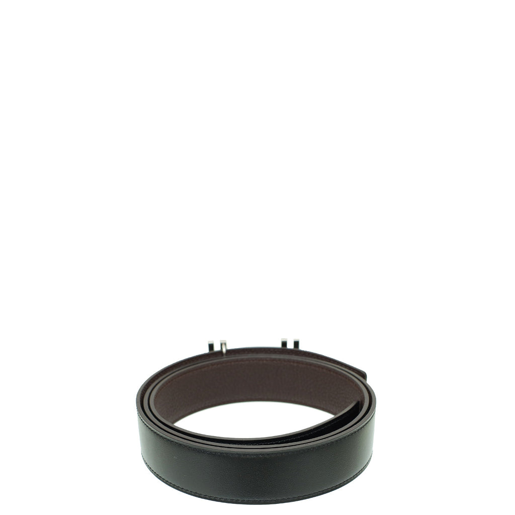 Hermes Bicolor H Au Carre Buckle Reversible Belt