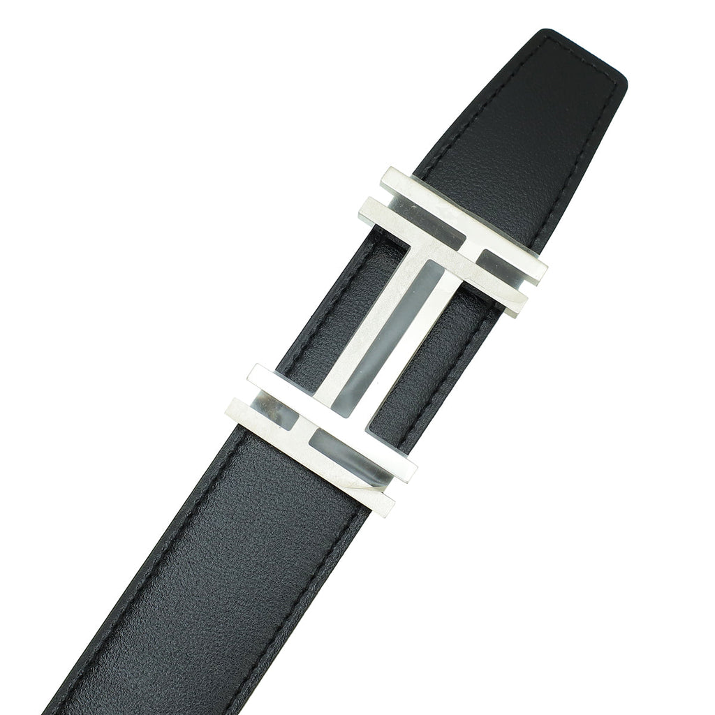 Hermes Bicolor H Au Carre Buckle Reversible Belt