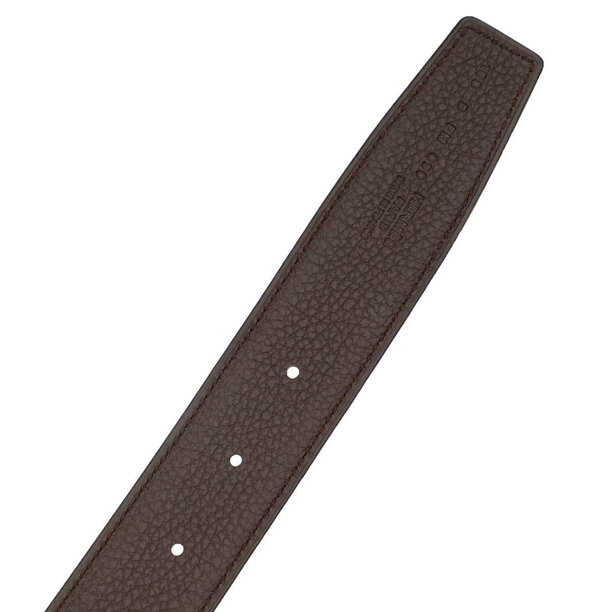Hermes Bicolor H Au Carre Buckle Reversible Belt