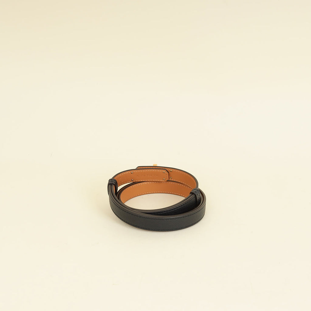 Hermes Noir Kelly 18 Belt