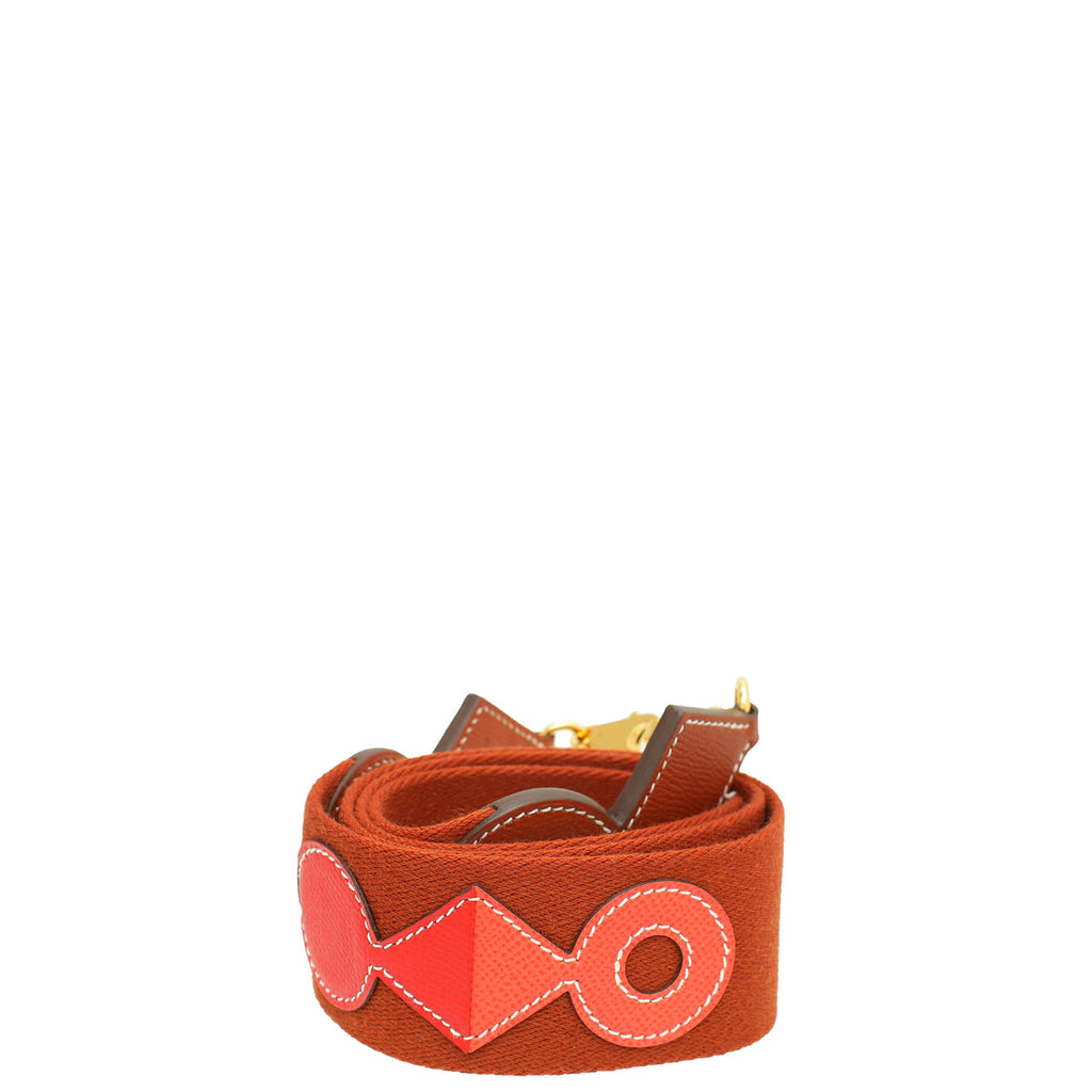 Hermes Multicolor Attelage Bag Strap