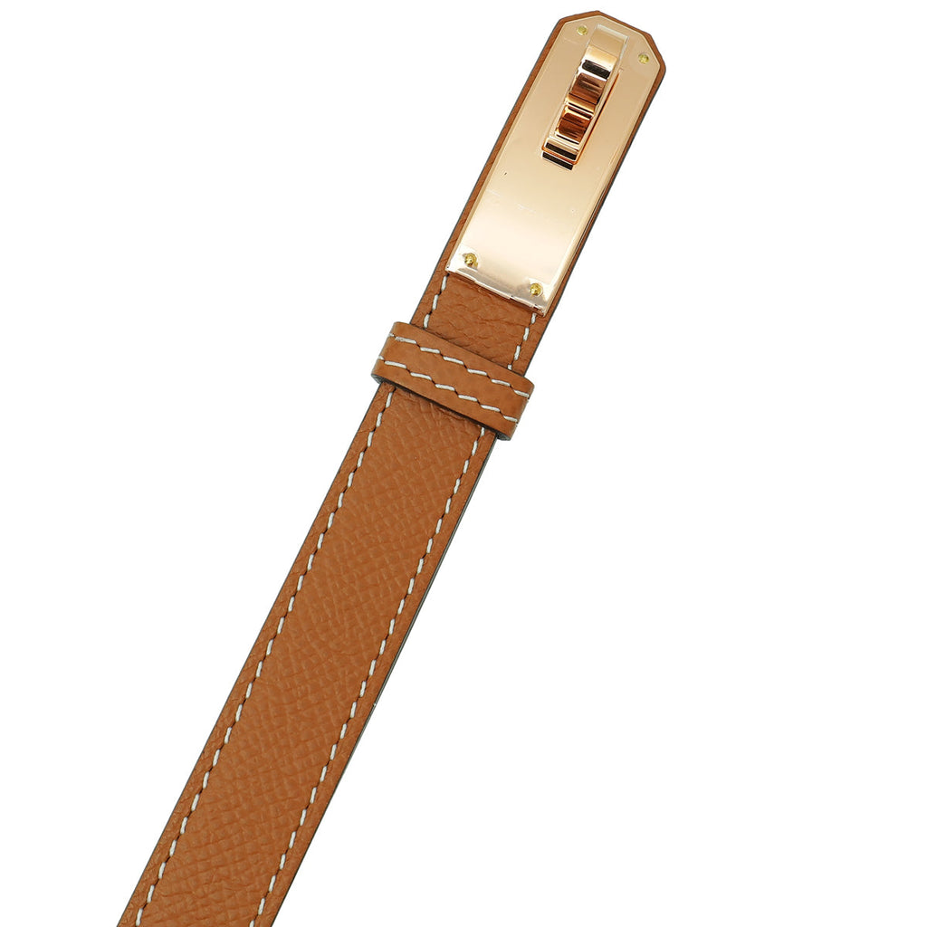 Hermes Gold Kelly 18 Belt