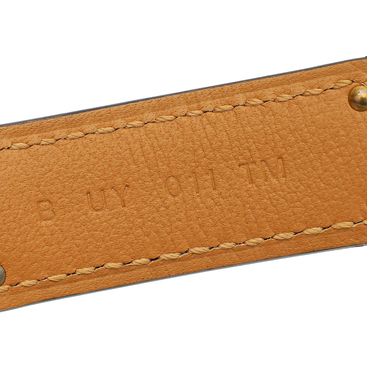 Hermes Gold Kelly 18mm Belt
