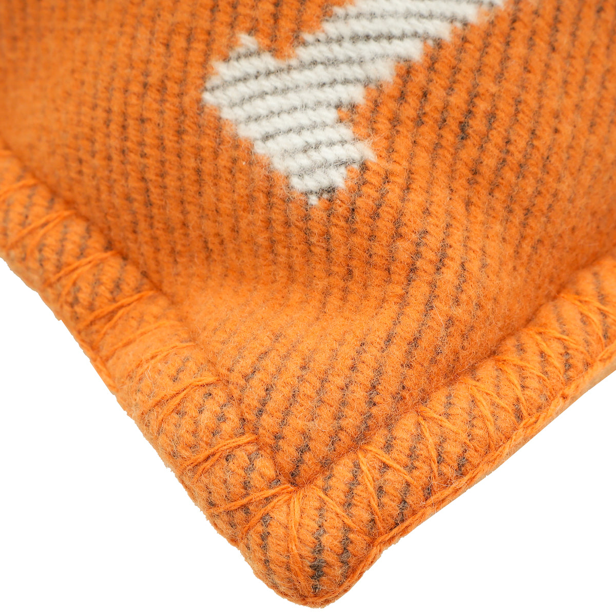 Hermes Bicolor Avalon Wool and Cashmere Pillow, Small Model