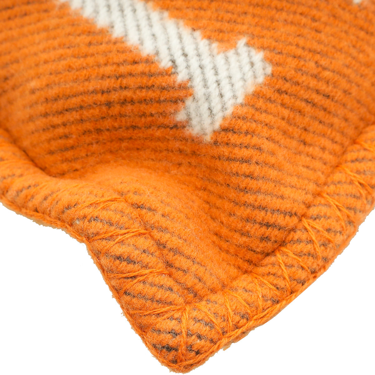 Hermes Bicolor Avalon Wool and Cashmere Pillow, Small Model