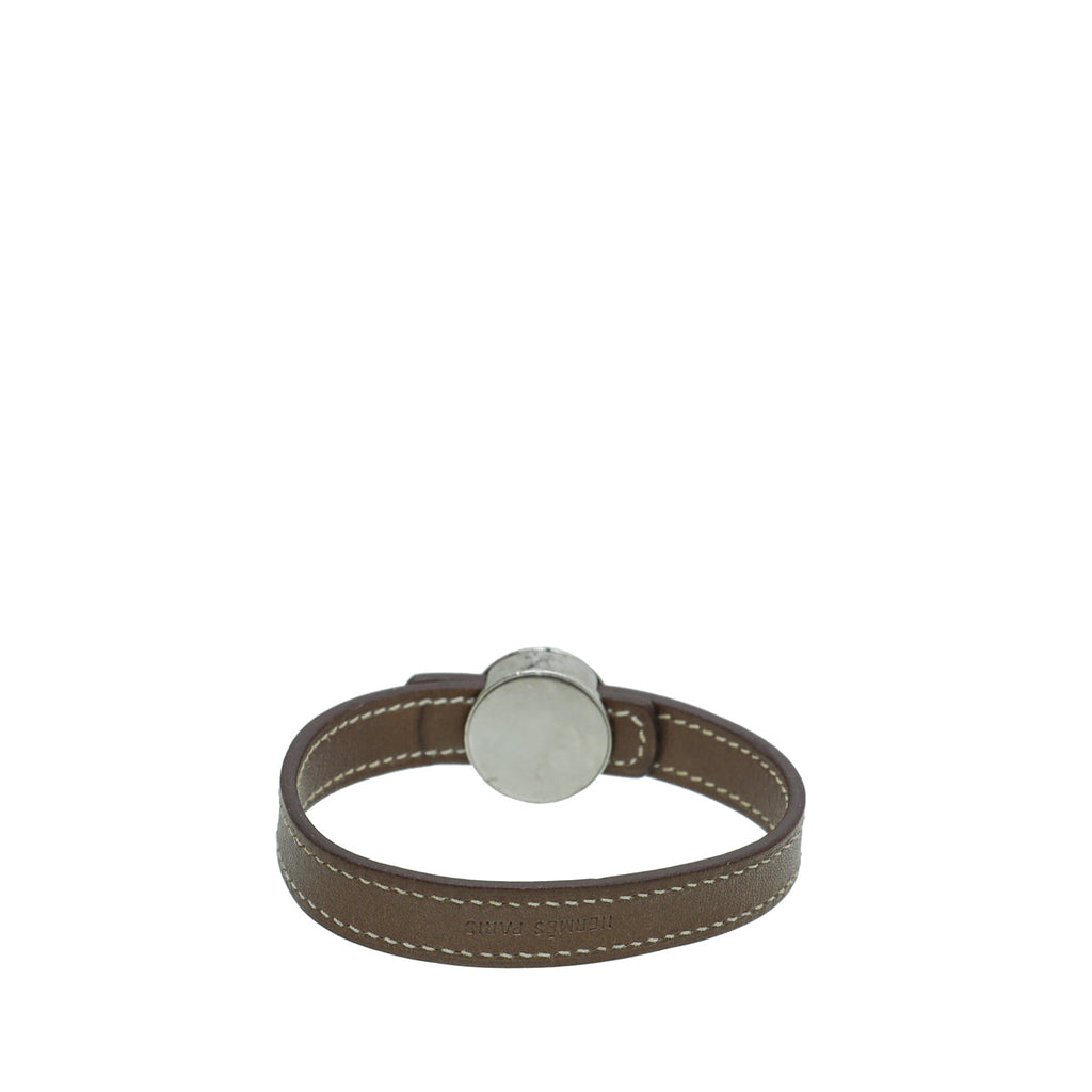 Hermes Bicolor Clou De Selle Bracelet